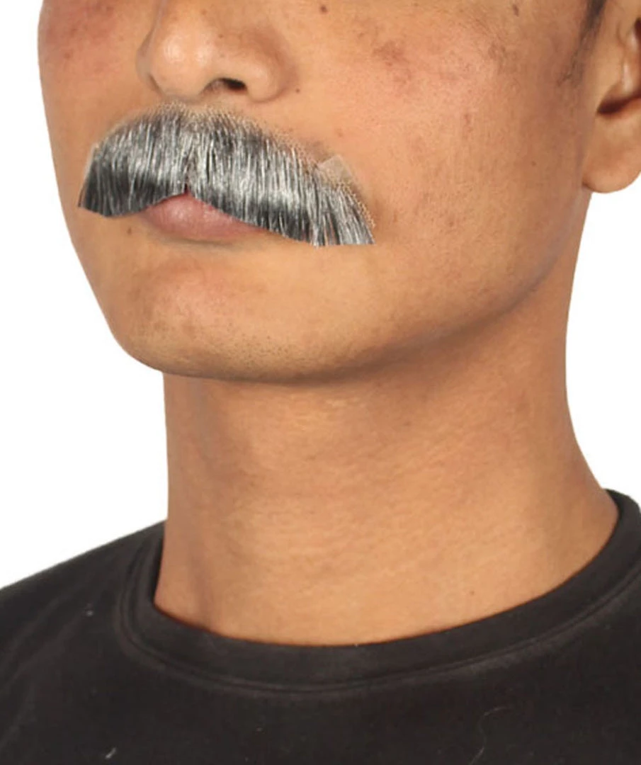 HPO Men's Stylish Moustache Set | Mixed Black Cosplay Facial Hair 2 HPO Men's Stylish Moustache Set | Mixed Black Cosplay Facial Hair