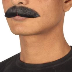 HPO Men's Stylish Moustache Set | Black Cosplay Facial Hair