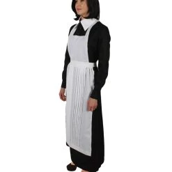 HPO Adult Women’s 55” Long Black And White Anime Movie Maid Costume