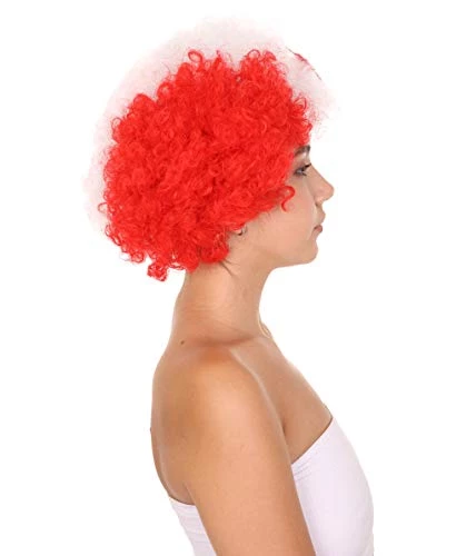 FLAGWIGS Canada Afro Wig | Super Size Jumbo Maple Leaf Wig 5 FLAGWIGS Canada Afro Wig | Super Size Jumbo Maple Leaf Wig