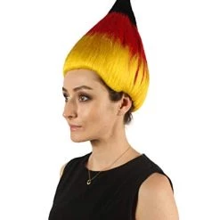 FLAGWIGS Women's Flag Troll Wigs | Germany | National Pride Halloween Wigs | Premium Breathable Capless Cap 12 FLAGWIGS Women's Flag Troll Wigs | Germany | National Pride Halloween Wigs | Premium Breathable Capless Cap