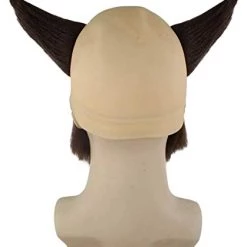 HPO Mighty Viking Mens Wig With Beard Set | Wig With Bald Cap And Horn