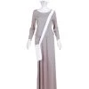 HPO Adult Women's Dress Handmaid Costume With Bag And Bonnet | Grey Cosplay Costume