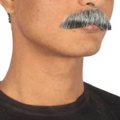 HPO Men's Stylish Moustache Set | Mixed Black Cosplay Facial Hair 5 HPO Men's Stylish Moustache Set | Mixed Black Cosplay Facial Hair