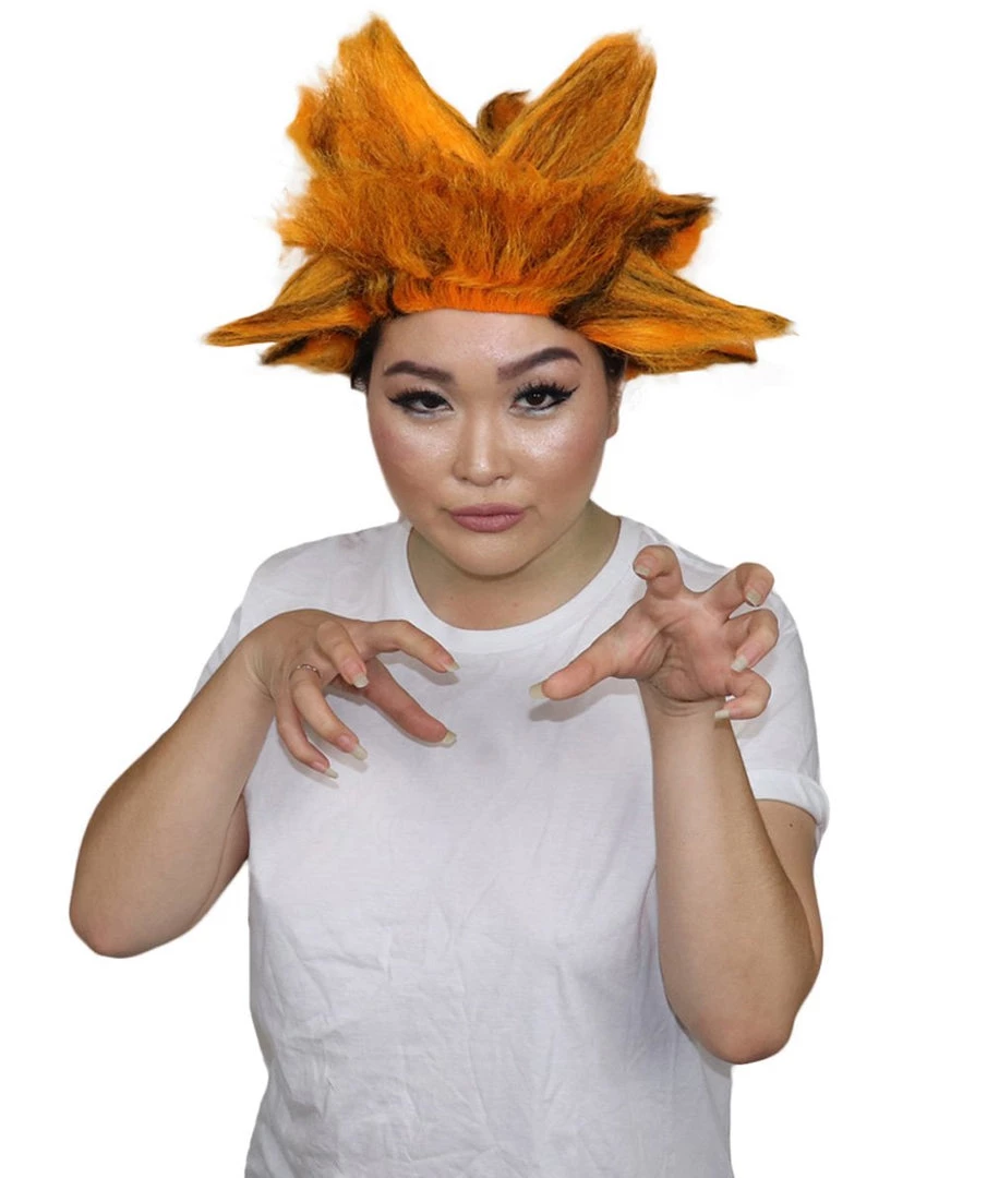 HPO Womens Musical Wigs | Pink & Black Animal Wigs | Premium Breathable Capless Cap Women's 2 HPO Womens Musical Wigs | Pink & Black Animal Wigs | Premium Breathable Capless Cap Women's