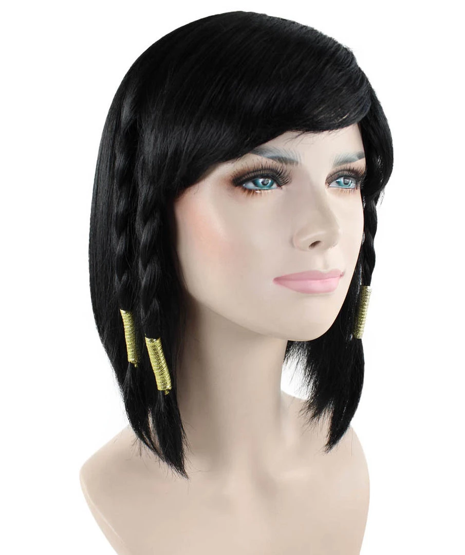 HPO Game Captain Womens Wig | Short Black Cosplay Wig | Premium Breathable Capless Cap 6 HPO Game Captain Womens Wig | Short Black Cosplay Wig | Premium Breathable Capless Cap