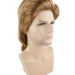 HPO Adult Men's Mullet Wig Brown | Premium Breathable Capless Cap 14 HPO Adult Men's Mullet Wig Brown | Premium Breathable Capless Cap