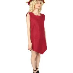 HPO Adult Women Gaming Costume | Red Cosplay Costume Women's