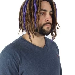 HPO Adult Men's Multiple Pump Hefner Rapper Dreadlock Wig