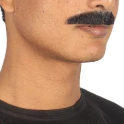 HPO Men's Painter Brush Style Moustache Set | Black Cosplay Facial Hair 5 HPO Men's Painter Brush Style Moustache Set | Black Cosplay Facial Hair