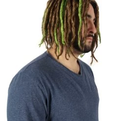 HPO Adult Men's Multiple Pump Hefner Rapper Dreadlock Wig