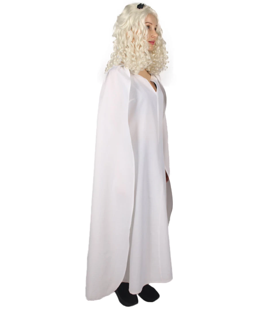 HPO Adult Women's Queen Costume | White Cosplay Costume 7 HPO Adult Women's Queen Costume | White Cosplay Costume