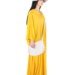 HPO Adult Women's Robe Handmaid With Bag And Bonnet Costume | Orange Cosplay Costume