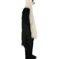 HPO White And Black Panda Costume With Wig & Mask - Long Breathable Synthetic Fibers Bundle 13 HPO White And Black Panda Costume With Wig & Mask - Long Breathable Synthetic Fibers Bundle