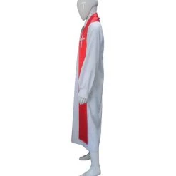 HPO Adult Men's Priest Robe Costume | White & Red Halloween Costume 9 HPO Adult Men's Priest Robe Costume | White & Red Halloween Costume