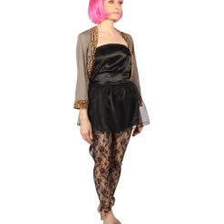 HPO Adult Women's Wild 80's Costume | Multi-Color Cosplay Costume