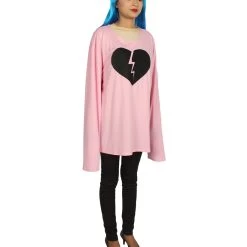 HPO Adult Men's My Heart Is Broken Long Sleeve Costumes | Halloween Costume Collections Men's Costumes