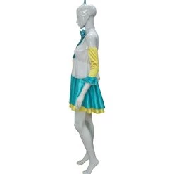HPO Adult Women's School Idol 3Pc Costume | White Blue Halloween Costume 8 HPO Adult Women's School Idol 3Pc Costume | White Blue Halloween Costume