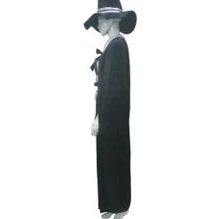 HPO Adult Women's Witch Costume W/ Hat Costume | Black Halloween Costume 15 HPO Adult Women's Witch Costume W/ Hat Costume | Black Halloween Costume