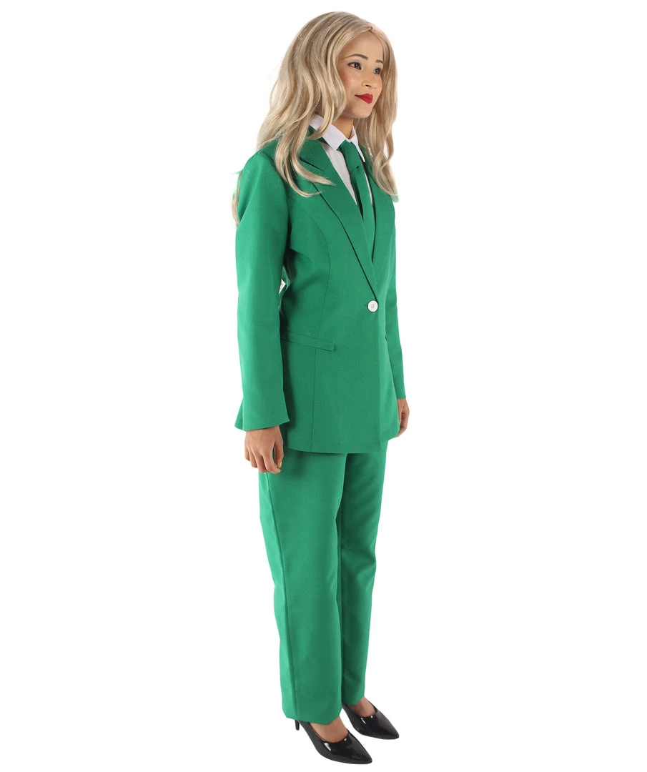 HPO Adult Women's EXCLUSIVE! Deluxe Singer Party Suit Costume | Evergreen Cosplay Costume 7 HPO Adult Women's EXCLUSIVE! Deluxe Singer Party Suit Costume | Evergreen Cosplay Costume