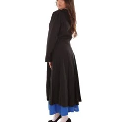 HPO Adult Women's English Nanny Marry TV/Movie Costume | Black & Blue Cosplay Costume 11 HPO Adult Women's English Nanny Marry TV/Movie Costume | Black & Blue Cosplay Costume