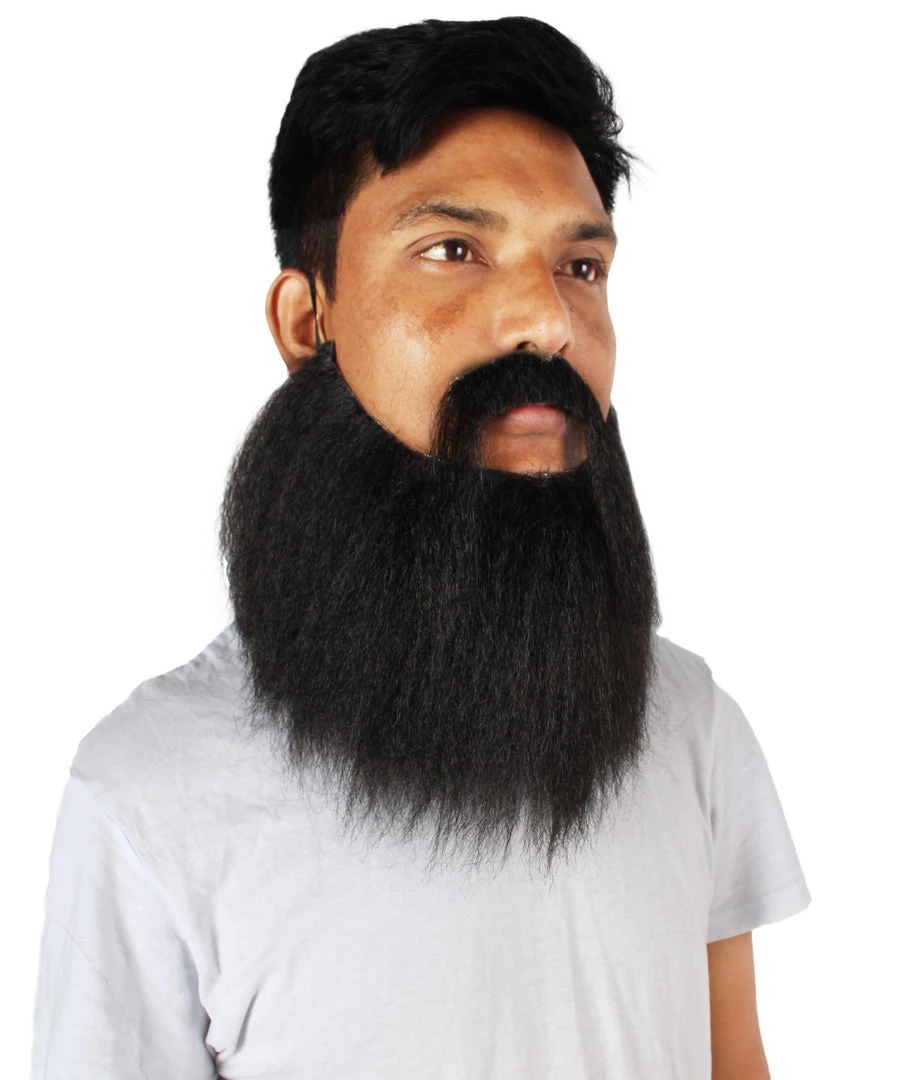 HPO Men's Synthetic Hair Long Beard Cosplay Facial Hair Multiple Color Options 18 HPO Men's Synthetic Hair Long Beard Cosplay Facial Hair Multiple Color Options