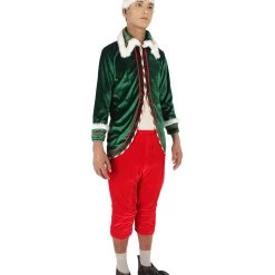 HPO Men's Deluxe Santa's Elf Costume | Holiday Costumes