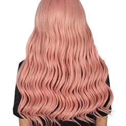 HPO Adults Women Long Length Wavy Wigs | Lt. Pink Cosplay Wigs | Premium Breathable Capless Cap 12 HPO Adults Women Long Length Wavy Wigs | Lt. Pink Cosplay Wigs | Premium Breathable Capless Cap
