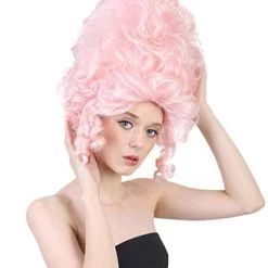 HPO Rococo Style Marie Antoinette Womens Wig | Queen Character Cosplay Halloween Wig | Premium Breathable Capless Cap Men's