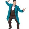 HPO Adult Men's Wizard Costume | Blue Halloween Costume