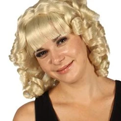 HPO Womens Colonial Lady Wig | Blonde Historical Wigs | Premium Breathable Capless Cap Women's 15 HPO Womens Colonial Lady Wig | Blonde Historical Wigs | Premium Breathable Capless Cap Women's