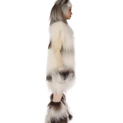 HPO Furry Dog Collection | Women's White And Brown Straight Furry Dog Cosplay Halloween Costume 13 HPO Furry Dog Collection | Women's White And Brown Straight Furry Dog Cosplay Halloween Costume