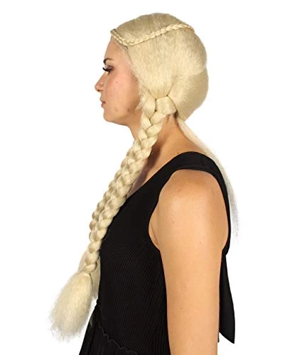 HPO Womens Renaissance Girl Wig | Party Ready Fancy Cosplay Halloween Wig | Premium Breathable Capless Cap 4 HPO Womens Renaissance Girl Wig | Party Ready Fancy Cosplay Halloween Wig | Premium Breathable Capless Cap