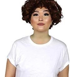 HPO Womens Renaissance Lady Wig | Super Size Historical Brown Wig Women's