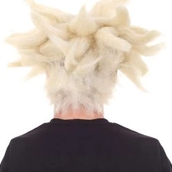 HPO Anime Spike Wig | Blonde TV/Movie Wigs | Premium Breathable Capless Cap 12 HPO Anime Spike Wig | Blonde TV/Movie Wigs | Premium Breathable Capless Cap