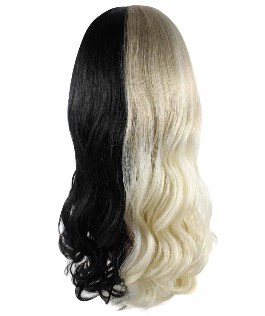 HPO Adult Womens Wig W/ Light Pink Bows | Black & Blonde Celebrity Wig | Premium Breathable Capless Cap Men's 4 HPO Adult Womens Wig W/ Light Pink Bows | Black & Blonde Celebrity Wig | Premium Breathable Capless Cap Men's