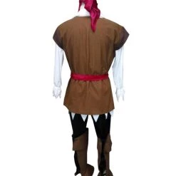 HPO Adult Men's Rogne Pirate Costume | Brown Cosplay Costume