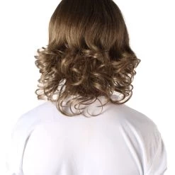 HPO Adult Men's Dark Brown The Dude Big Lebowski Wig & Beard Kit