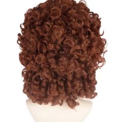 HPO Men's Womens Medium Curly Olympian Lady Wigs Collections | Cosplay Halloween Wigs | Premium Breathable Capless Cap