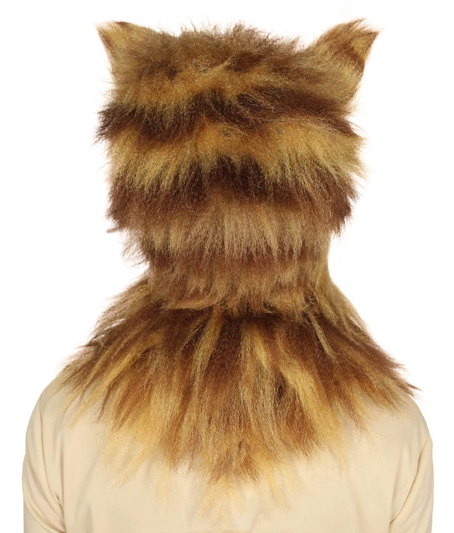 HPO Furry Fox Collection | Women's White And Blonde Straight Furry Cat Cosplay Wig & Mask | Premium Breathable Capless Cap 4 HPO Furry Fox Collection | Women's White And Blonde Straight Furry Cat Cosplay Wig & Mask | Premium Breathable Capless Cap