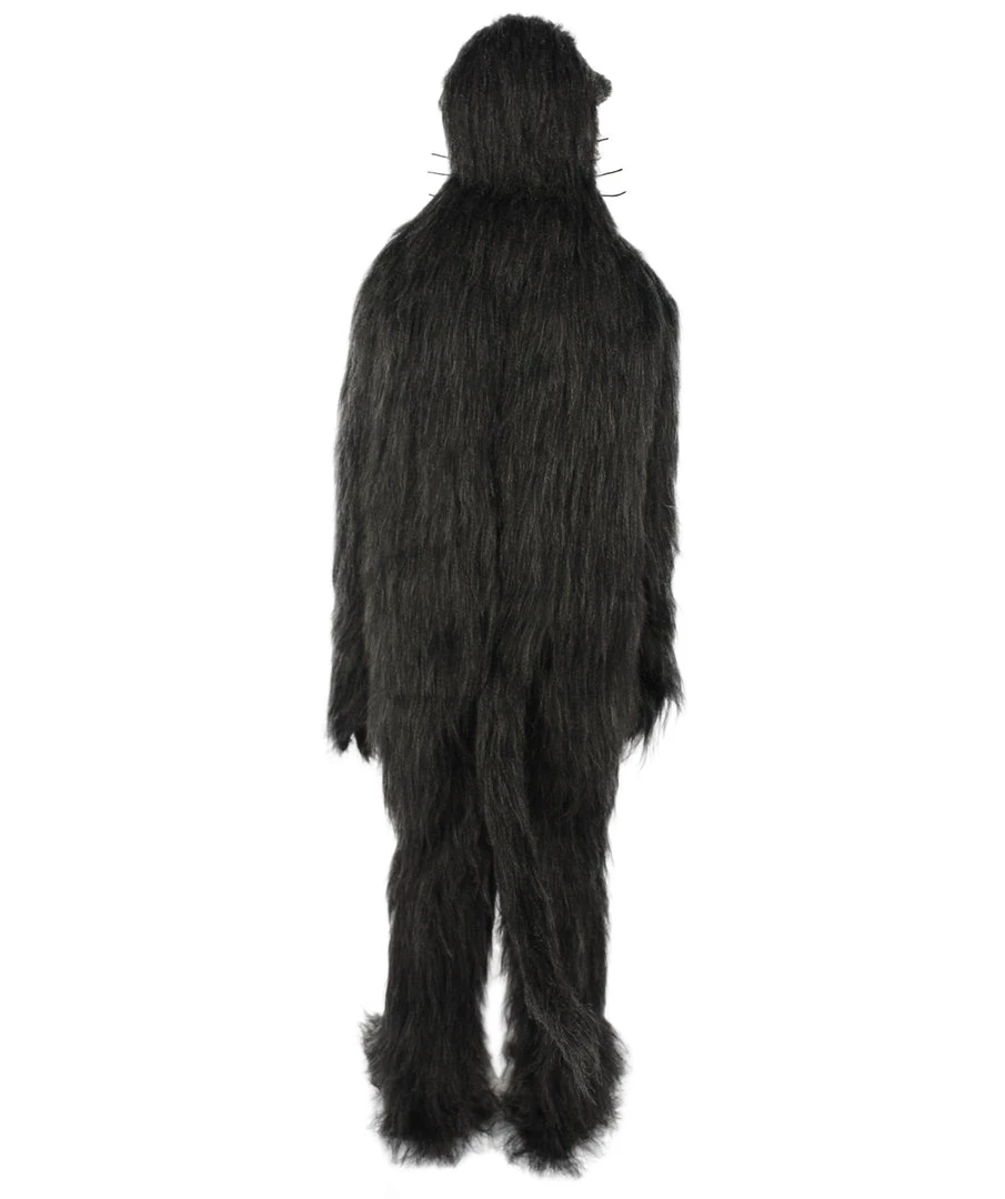 HPO White And Black Mouse Costume With Mask And Tail - Long Breathable Synthetic Fibers Bundle 5 HPO White And Black Mouse Costume With Mask And Tail - Long Breathable Synthetic Fibers Bundle