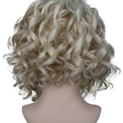 BC Wavy Introverted Bob | Women's Blonde Color Wavy Shoulder Length Trendy Introverted Bob Wig