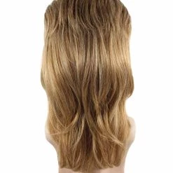 HPO Adult Men's Mullet Wig Brown | Premium Breathable Capless Cap 12 HPO Adult Men's Mullet Wig Brown | Premium Breathable Capless Cap