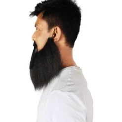 HPO Men's Synthetic Hair Long Beard Cosplay Facial Hair Multiple Color Options 40 HPO Men's Synthetic Hair Long Beard Cosplay Facial Hair Multiple Color Options