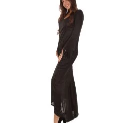 HPO Adult Women's Morticia TV/Movie Costume | Black Cosplay Costume