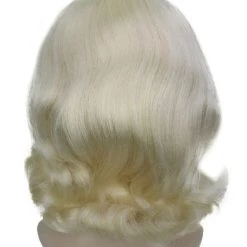 HPO Women's Blonde Color Straight Shoulder Length 50's Flip Wig With White Headband | Premium Breathable Capless Cap 14 HPO Women's Blonde Color Straight Shoulder Length 50's Flip Wig With White Headband | Premium Breathable Capless Cap