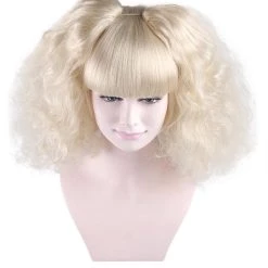 HPO Men's Womens Candy Angel Wig | Tree Blonde Cosplay Halloween Wig | Premium Breathable Capless Cap