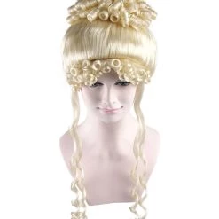 HPO Deluxe Princess Blonde Womens Wig | Royal Glamour Cosplay Halloween Wig | Premium Breathable Capless Cap Men's