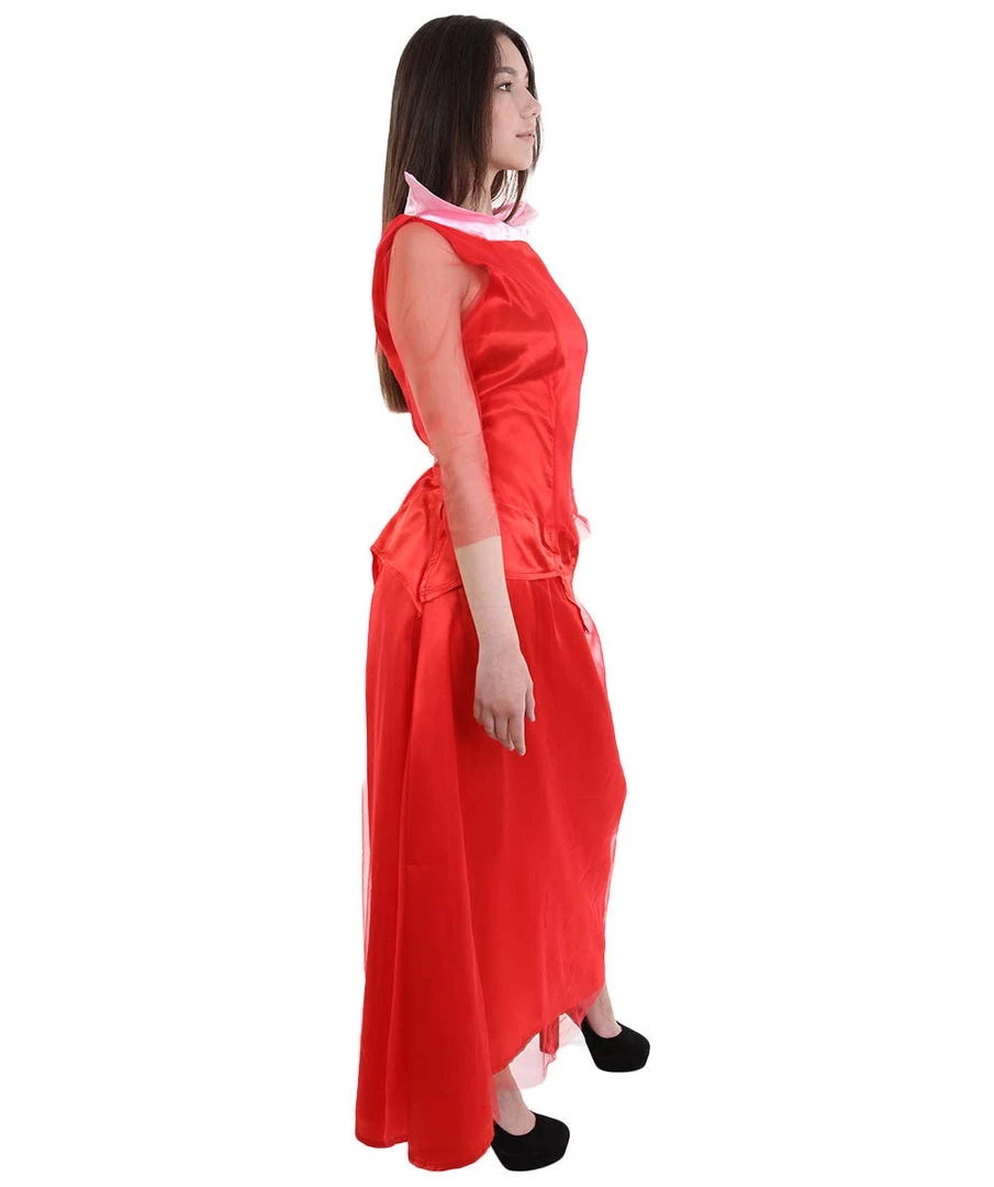 HPO Adult Women's Princess Costume | Red Cosplay Costume 5 HPO Adult Women's Princess Costume | Red Cosplay Costume