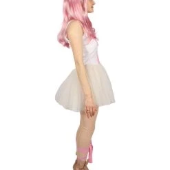 HPO Men's Adult Women ZOMBIE BALLERINA COSTUME | Pink & White Cosplay Costume 11 HPO Men's Adult Women ZOMBIE BALLERINA COSTUME | Pink & White Cosplay Costume